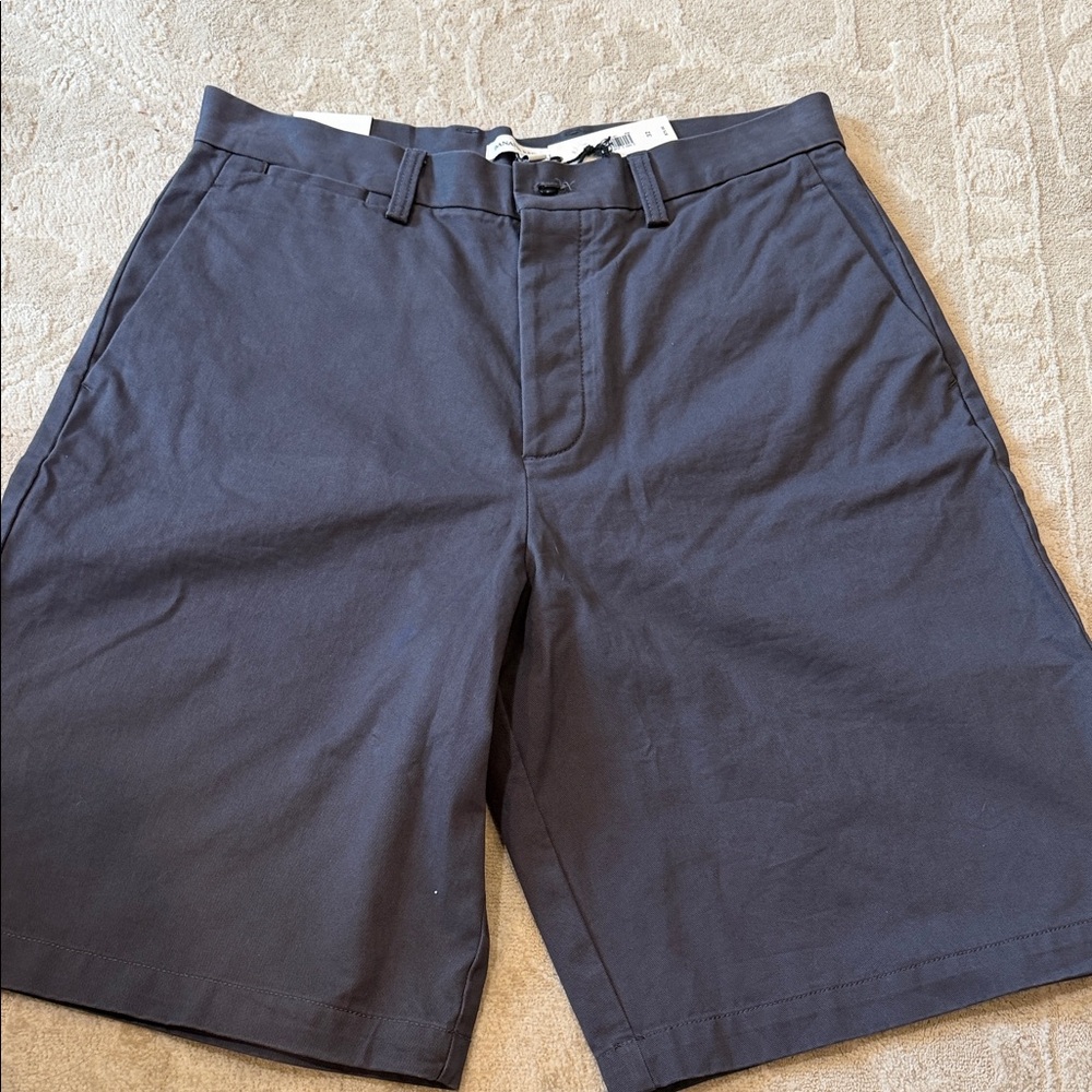 NWT Banana Republic Men's Navy Flat-Front Shorts 32W